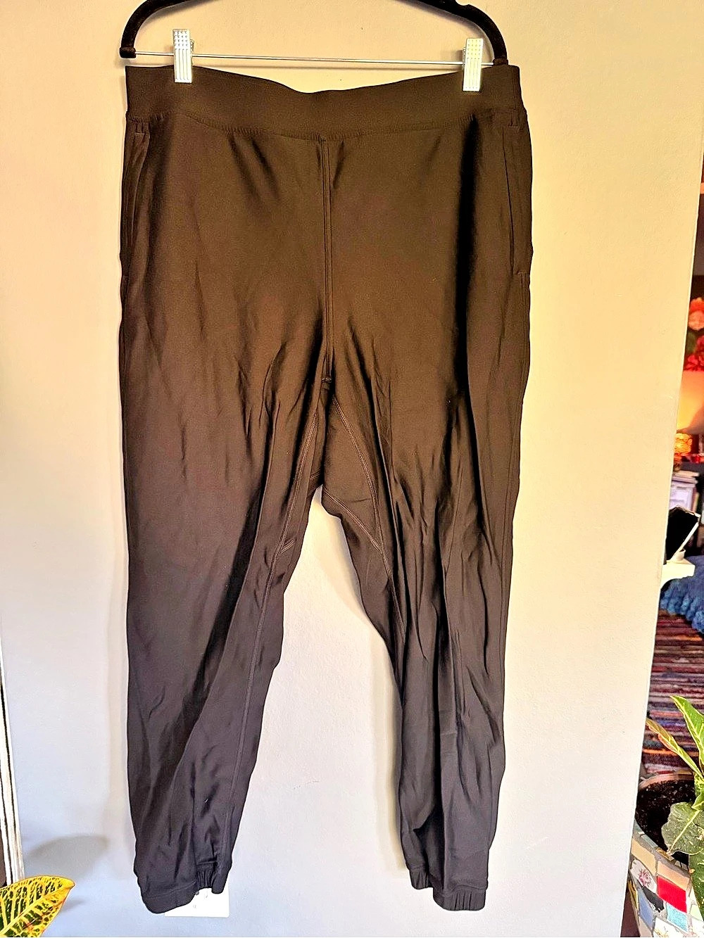 lululemon adapted state fleece lined Jogger *Full Length Black Waist 12🖤🖤🖤